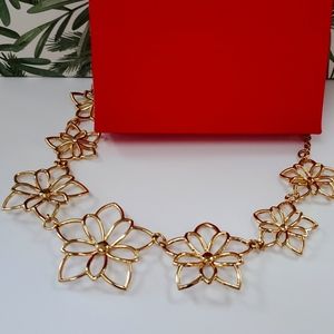 Necklace - Floral Statement Design - NWT - $15 (Gold Plated).